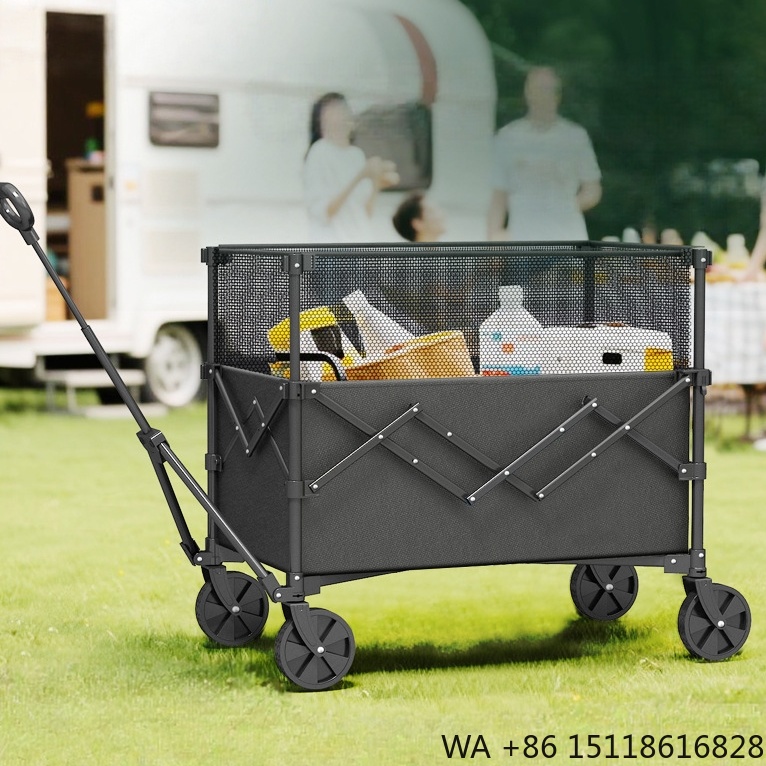 Outdoor Camping Table Foldable - Carrello Pieghevole Multifunzionale con Telaio in