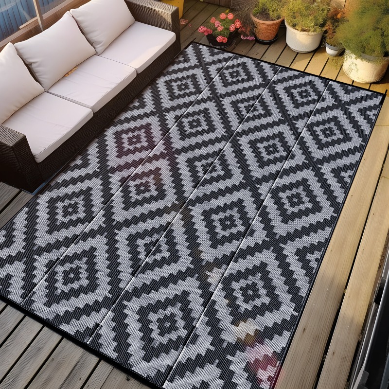 Outdoor Camping Rugs 9X12 - Grande Tappeto da Esterno 9x12 Impermeabile