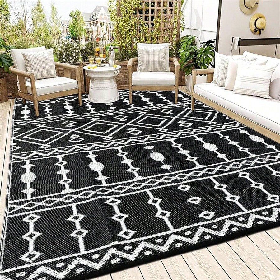 Outdoor Camping Rugs 9X12 - Tappeto da esterno Meiyiu, 8x10FT/9x12 FT/9x18