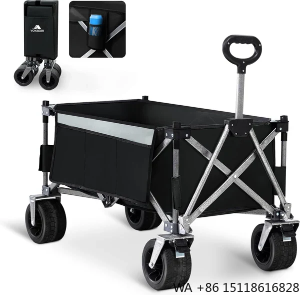 Outdoor Camping Table Foldable - Carrello da Campeggio Pieghevole Portatile con