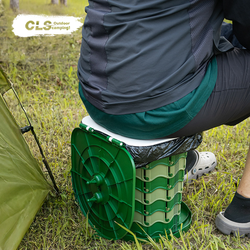 Outdoor Camping Toilet - WC Portatile da Esterno Lavabile, Sedile