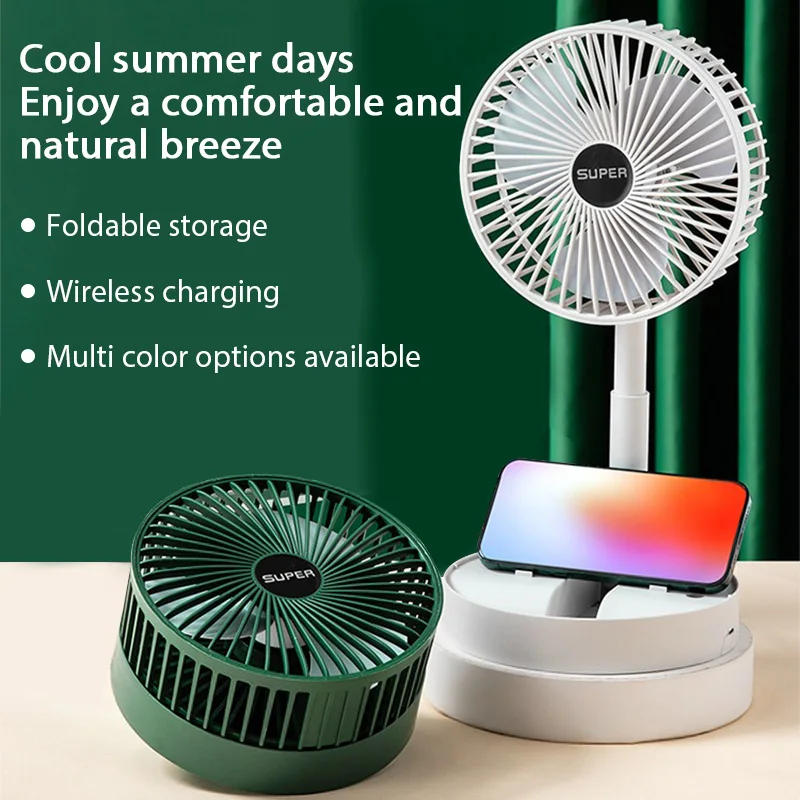 Outdoor Camping Table Foldable - Ventilatore elettrico pieghevole USB Aria fredda