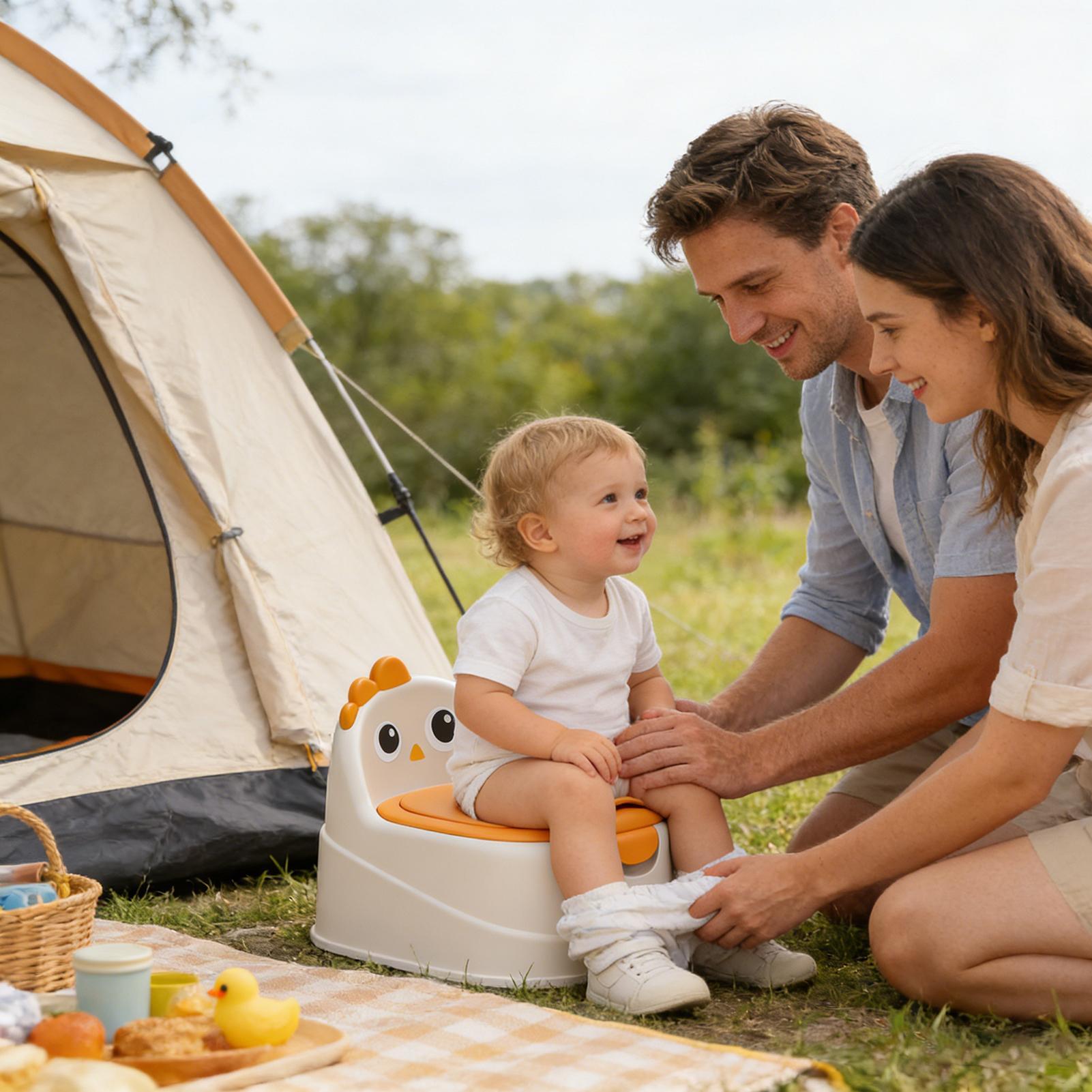 Outdoor Camping Toilet - Sedile WC Portatile per Bambini, Ideale