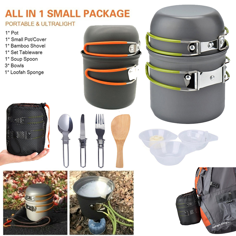 Outdoor Camping Cooking Set - Nuovo vaso da campeggio portatile set