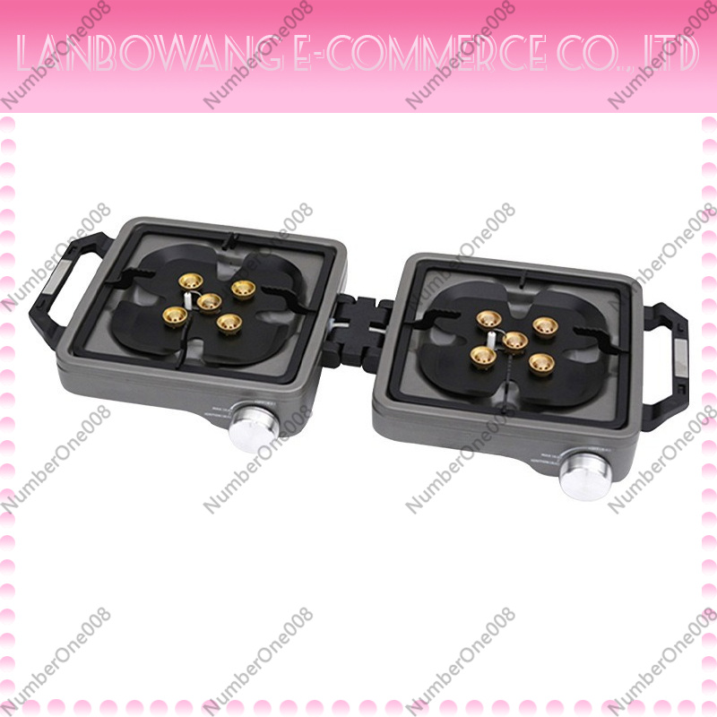 Outdoor Camping Cooking Set - Fornello da Campeggio a Doppio Bruciatore