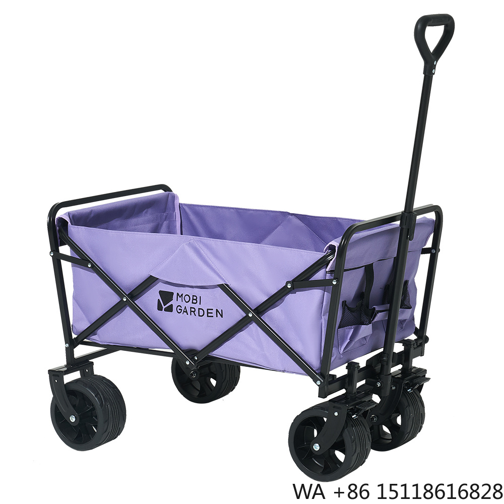 Outdoor Camping Table Foldable - Carrello Pieghevole a Quattro Ruote Mobi