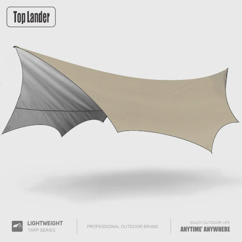 Waterproof Tarp Shelter - Octagon 5.1x5.1m grande telo impermeabile tenda