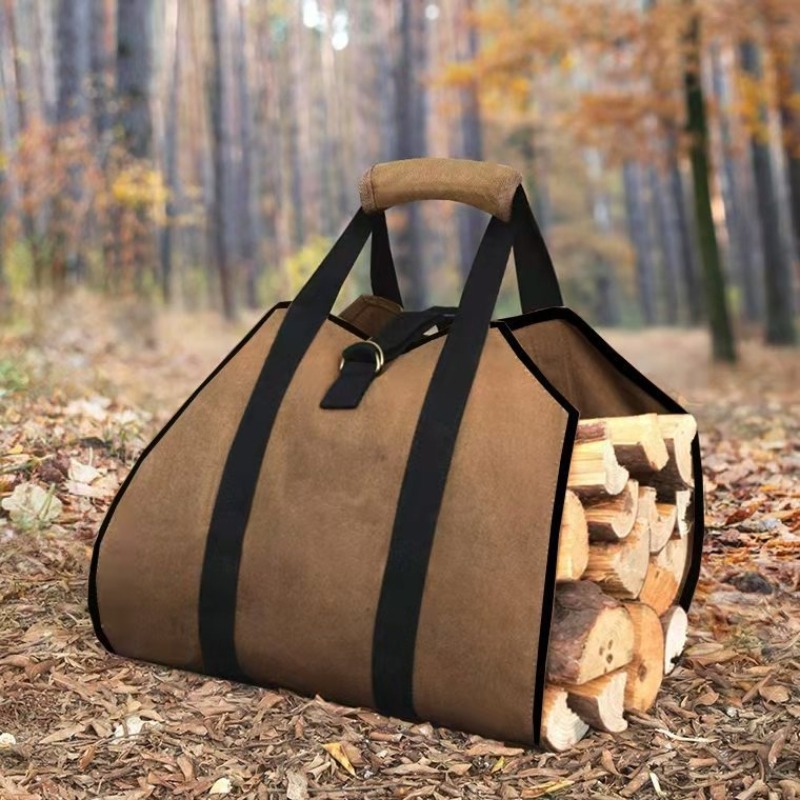 Outdoor Camping Fireplace - Borsa Porta Legna Grande da 1