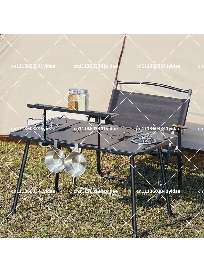 Outdoor Camping Table Foldable - Tavolo da Campeggio Tattico Pieghevole Portatile,