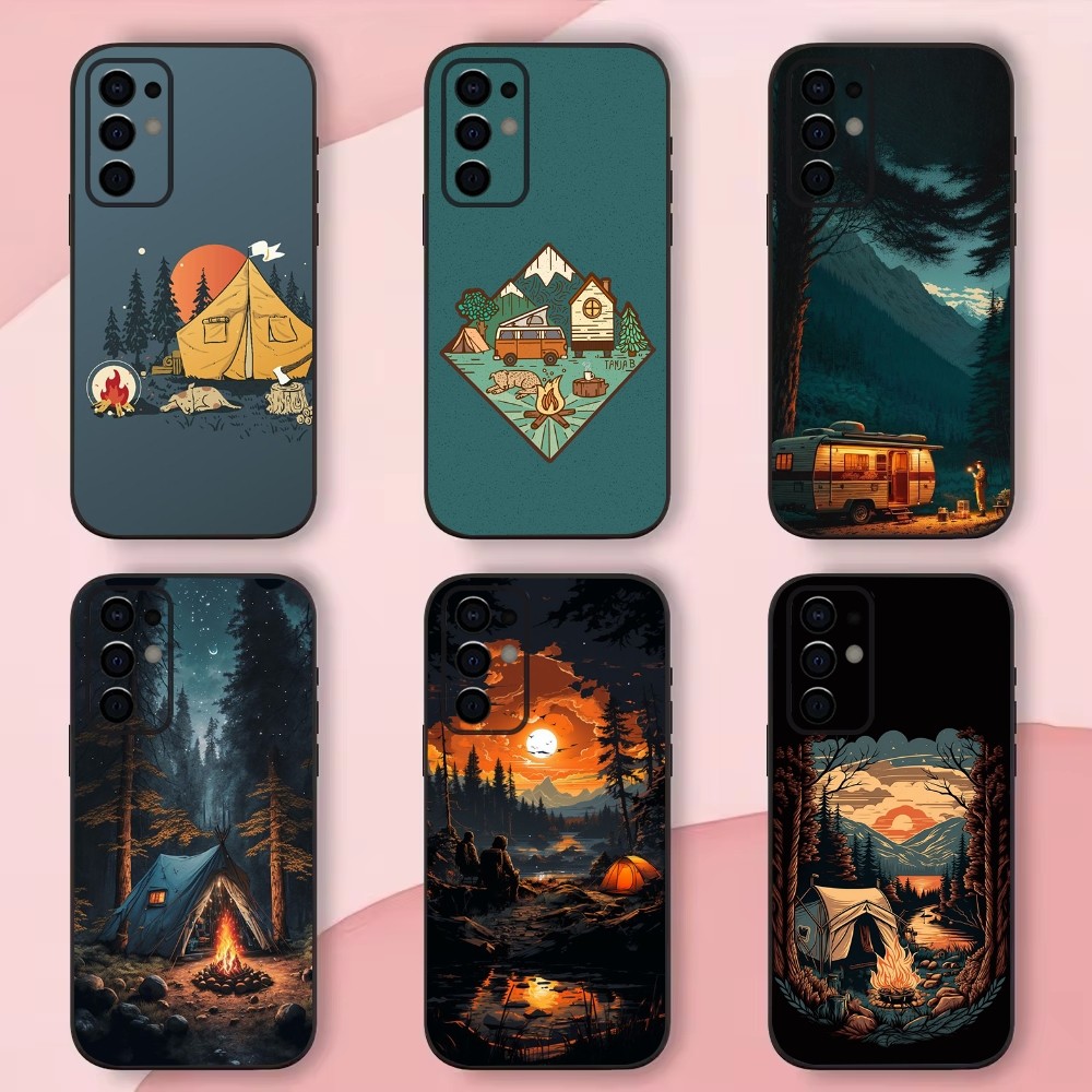 Outdoor Camping Quotes - Custodia per telefono da campeggio all'aperto