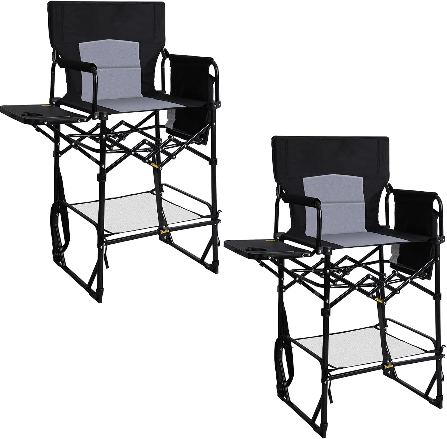 Outdoor Camping Table Foldable - Set di 2 Sedie da Campeggio