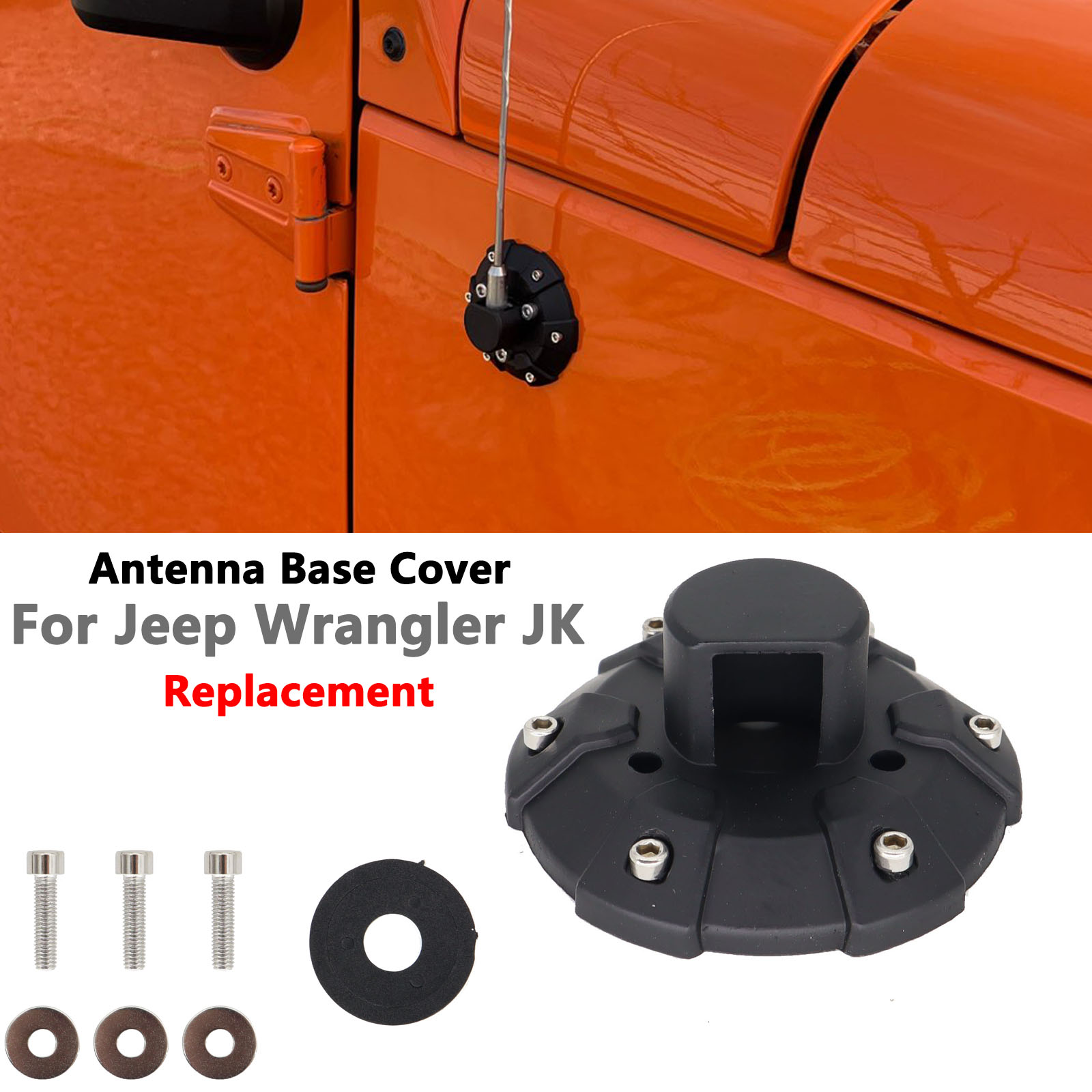 Outdoor Camping Jeep - Auto Antenna Base Decor Copertura per