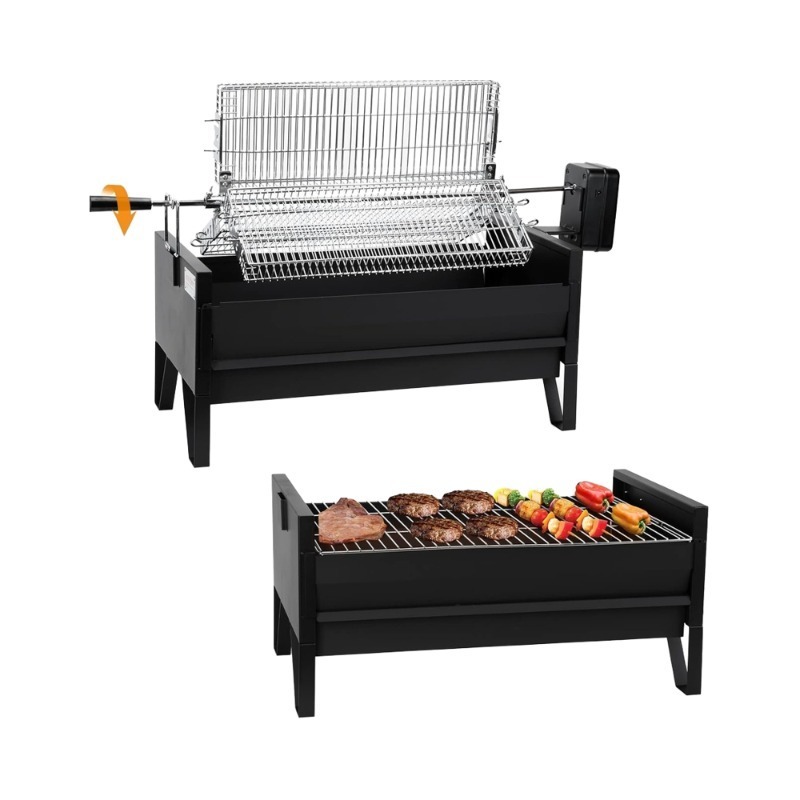 Outdoor Camping Direct - Griglia BBQ Portatile Pieghevole a Carbone
