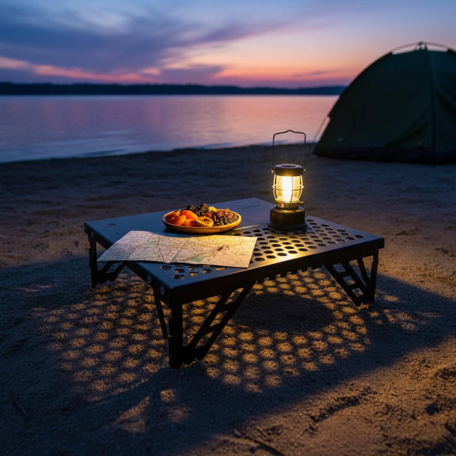 Outdoor Camping Table Foldable - Mini Tavolo Pieghevole da Esterno, Leggero