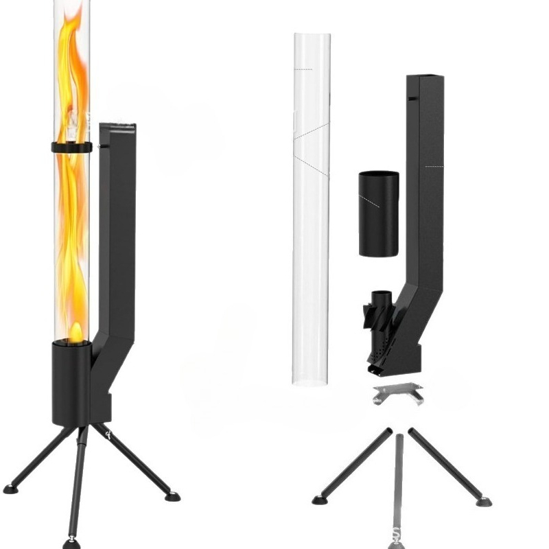 Outdoor Camping Fireplace - Stufa a razzo verticale - Bruciatore