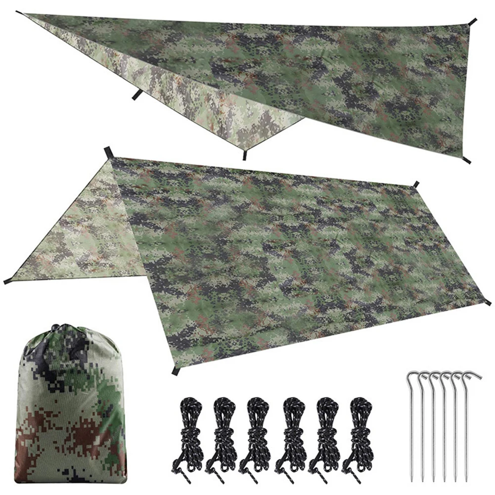 Waterproof Tarp Shelter - Telo Impermeabile 300x300cm per Campeggio, Tenda