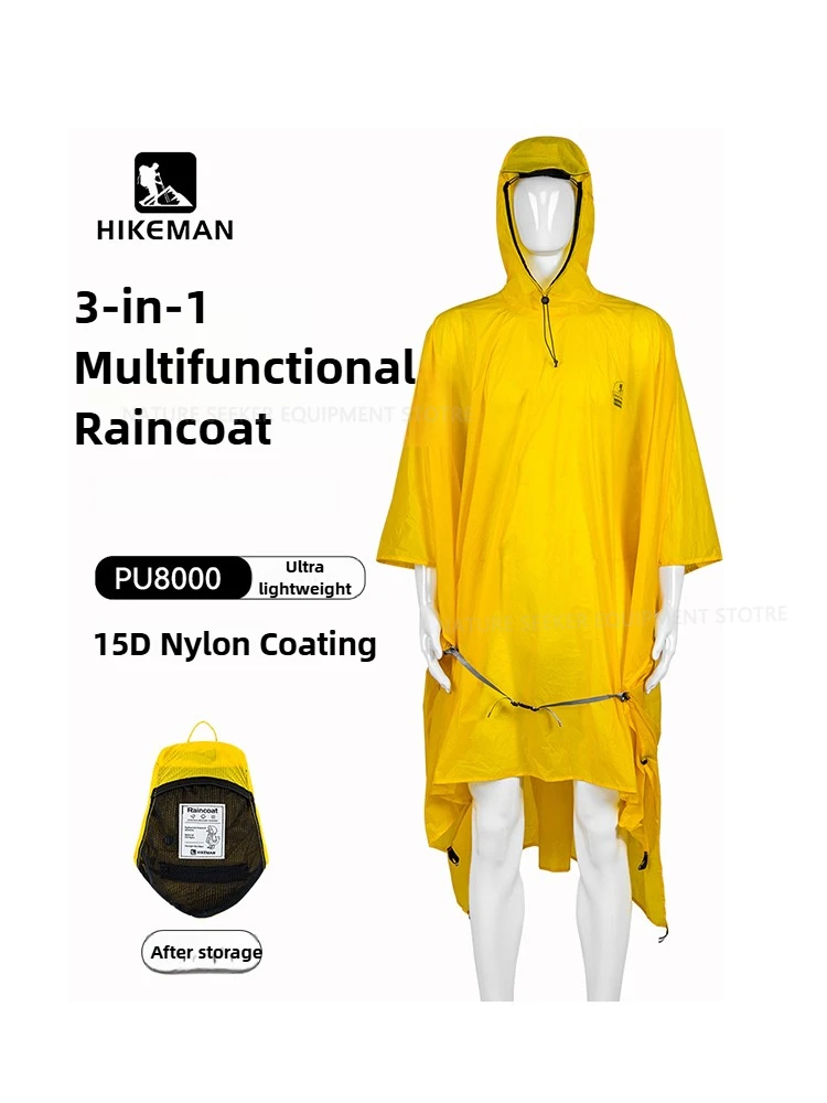 Waterproof Tarp Shelter - 15D/210T Impermeabile Impermeabile Poncho Della Pioggia