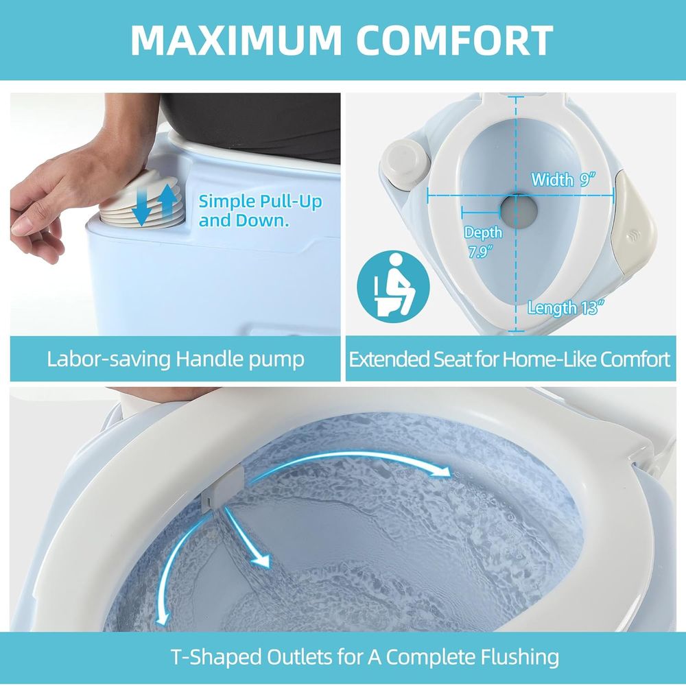 YITAMOTOR WC Portatile da 5,28 - Portable Camp Toilet recensione e prezzo