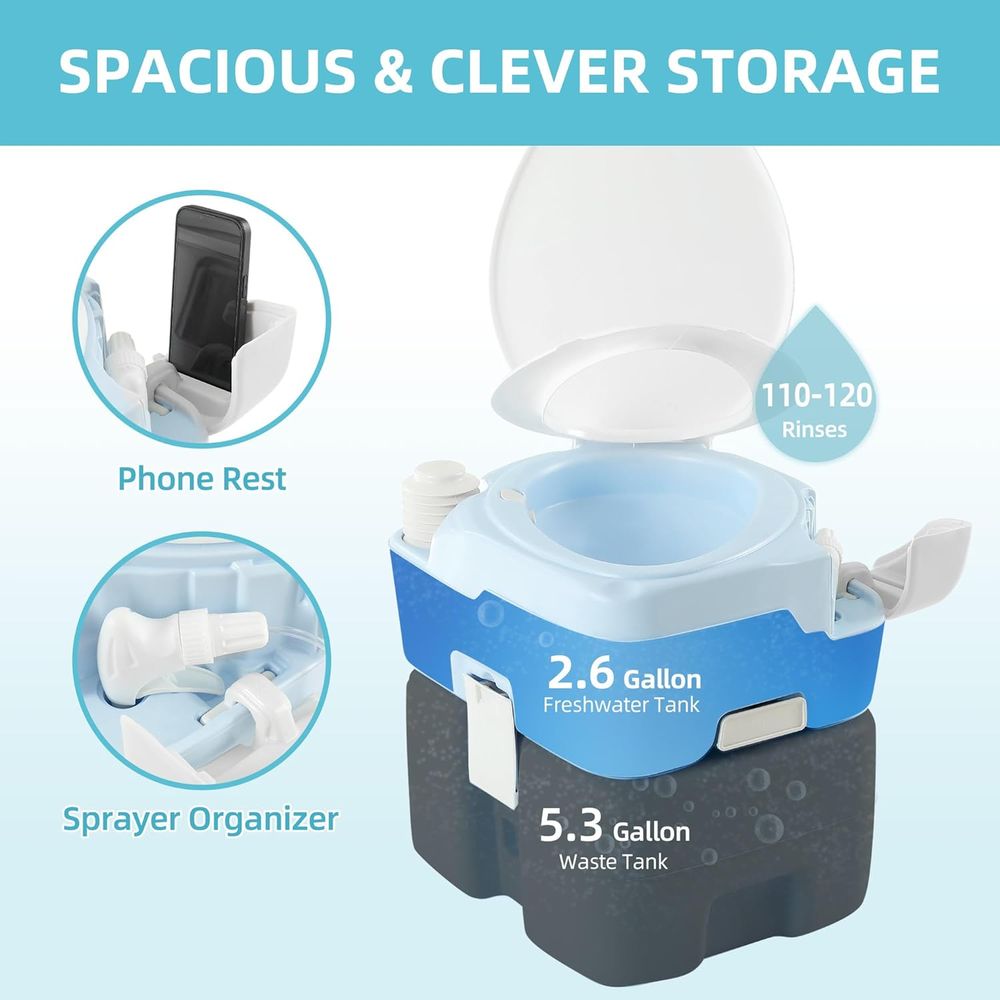 YITAMOTOR WC Portatile da 5,28 - Portable Camp Toilet recensione e prezzo
