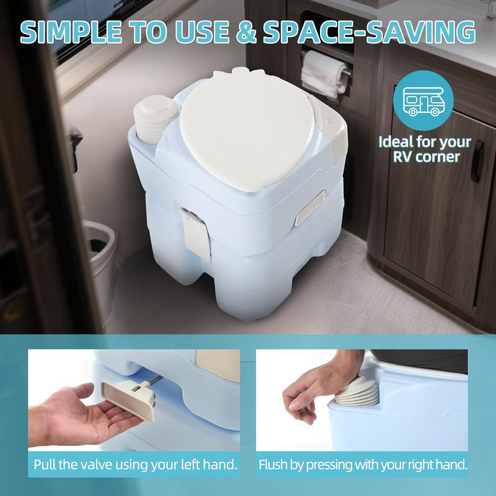 YITAMOTOR WC Portatile da 5,28 - Portable Camp Toilet recensione e prezzo
