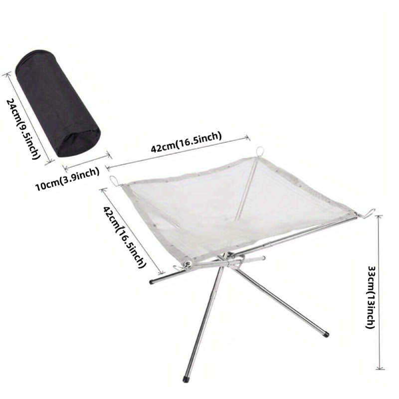 Braciere da campeggio portatil - Outdoor Camping Fireplace recensione e prezzo