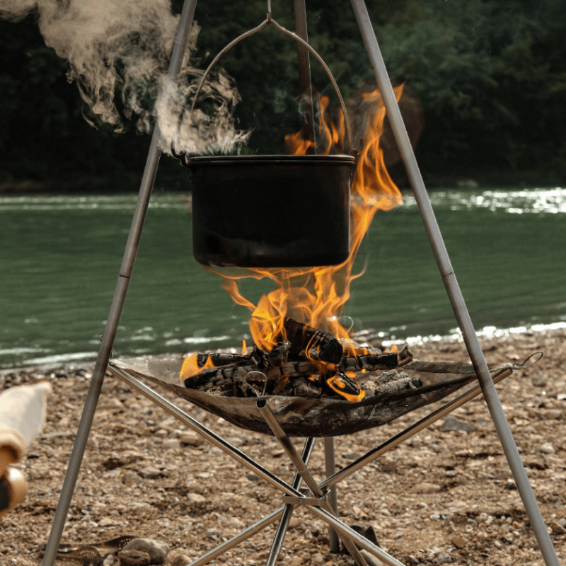 Braciere da campeggio portatil - Outdoor Camping Fireplace recensione e prezzo