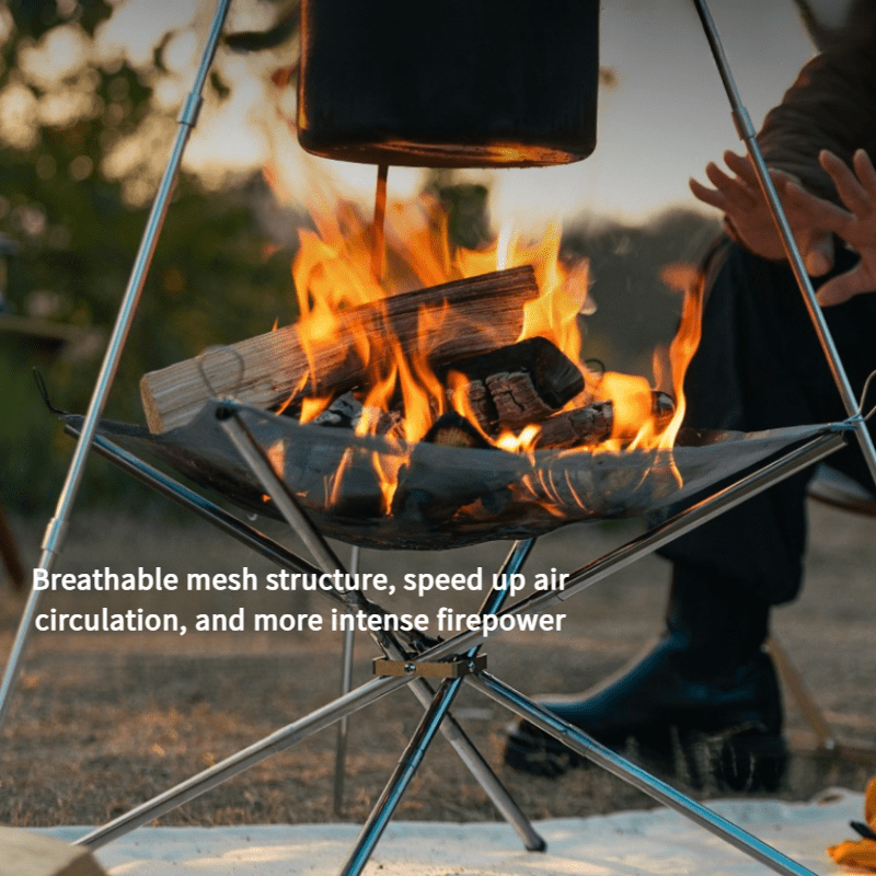 Braciere da campeggio portatil - Outdoor Camping Fireplace recensione e prezzo