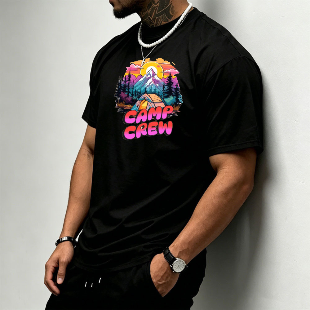 T-shirt da uomo con grafica tr - Outdoor Camping Quotes recensione e prezzo