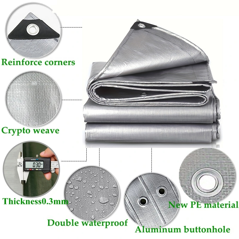 Grande telone 3mx5 6 8 4x4 5 6 - Waterproof Tarp Shelter recensione e prezzo