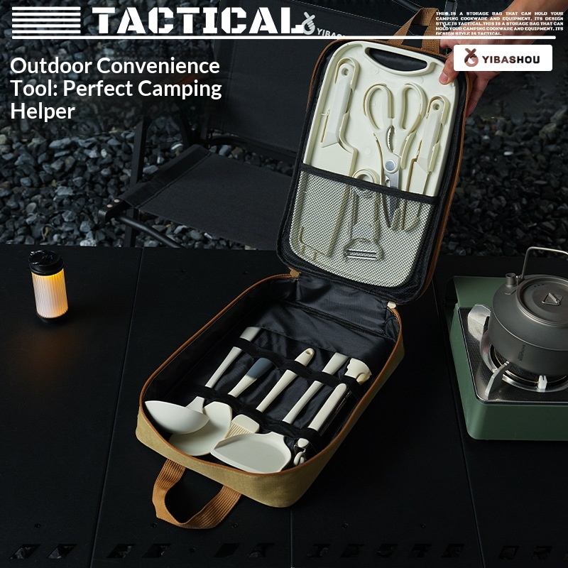 Set di utensili da cucina port - Outdoor Camping Cooking Set recensione e prezzo