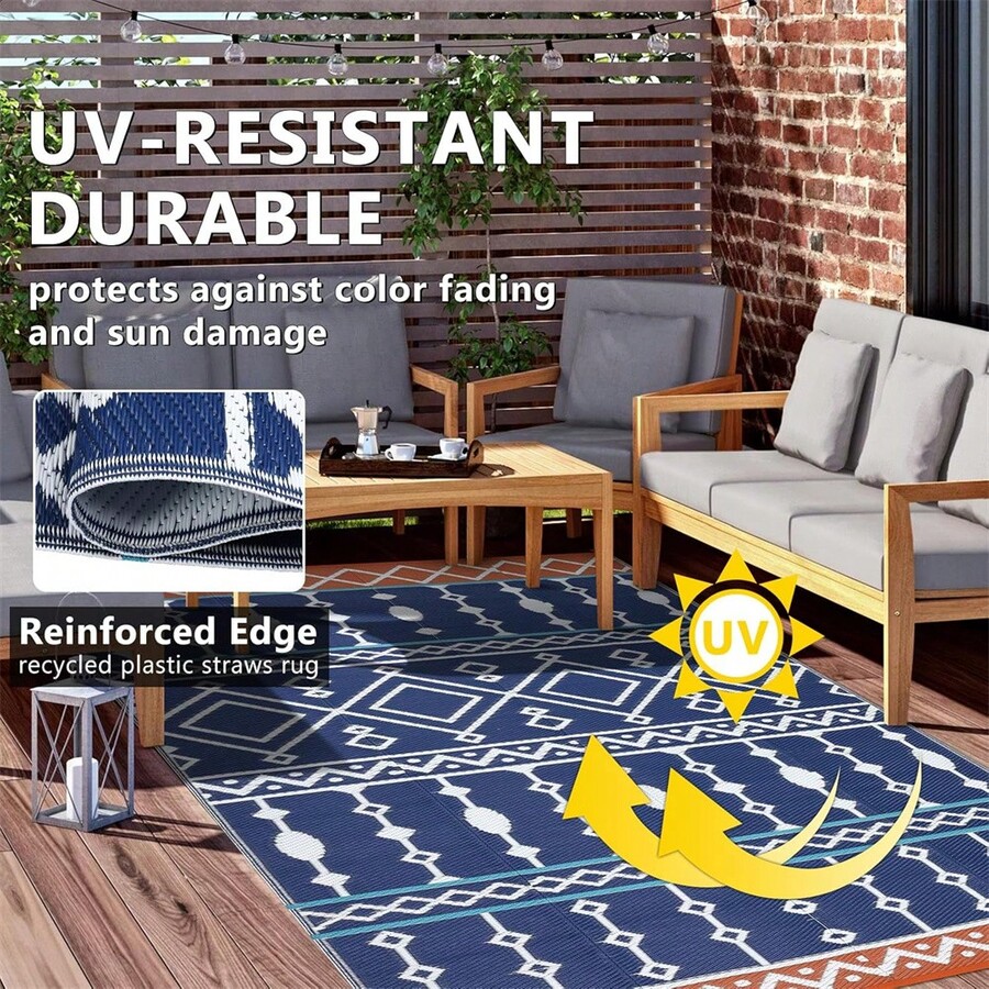 Tappeto da esterno Meiyiu, 8x1 - Outdoor Camping Rugs 9X12 recensione e prezzo