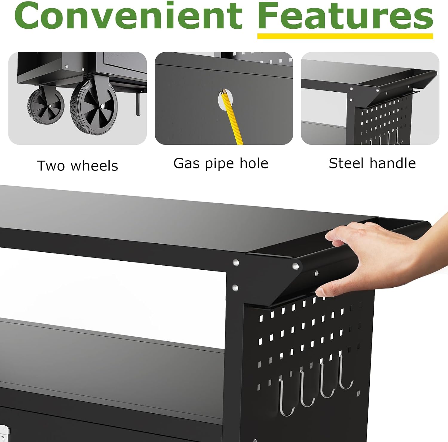 Carrello da esterno per barbec - Outdoor Camping Table Foldable recensione e prezzo