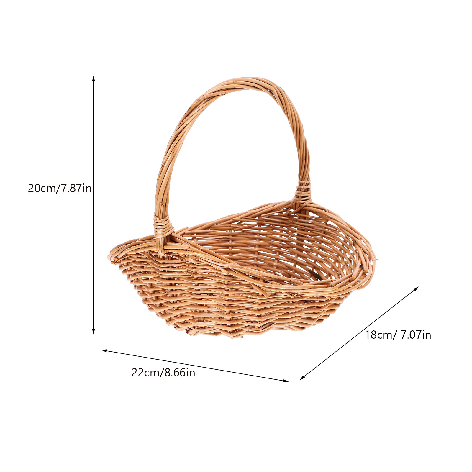 Cesto Intrecciato a Mano, Salv - Outdoor Camping Decor recensione e prezzo