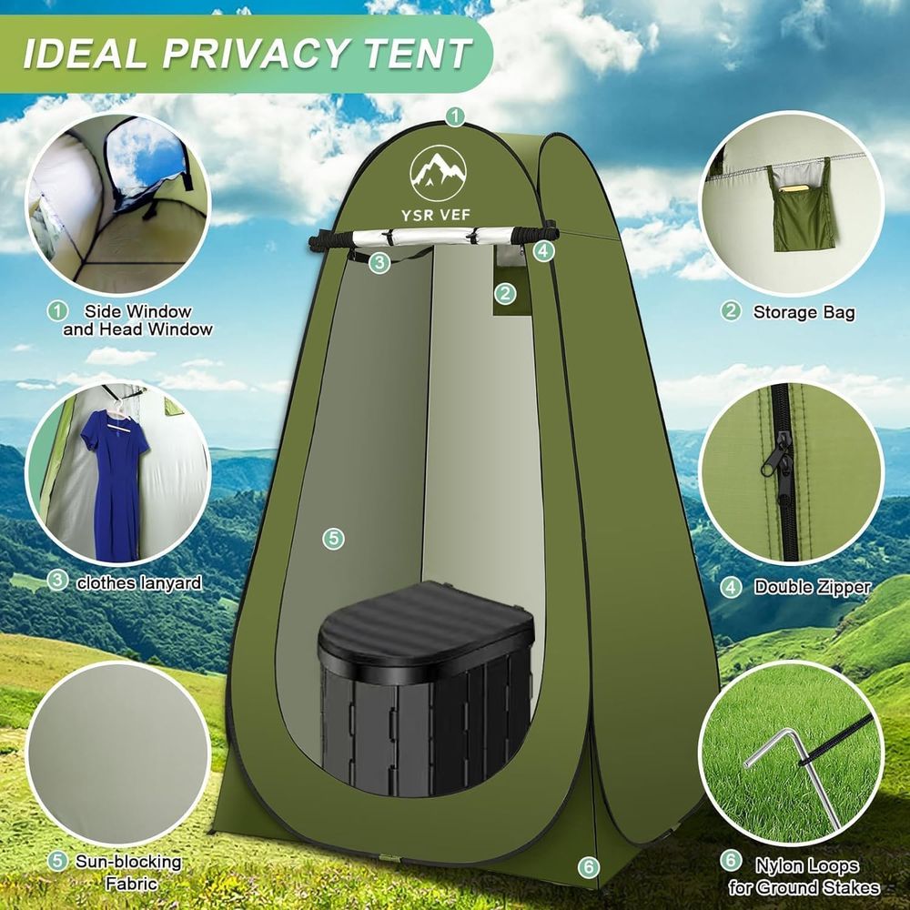 Kit WC Portatile, Toilette da  - Outdoor Camping Toilet recensione e prezzo