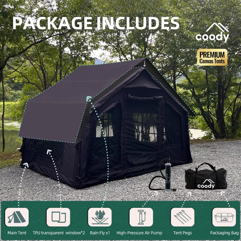 Tenda gonfiabile YTYIN Coody 8 - Outdoor Camping Direct recensione e prezzo