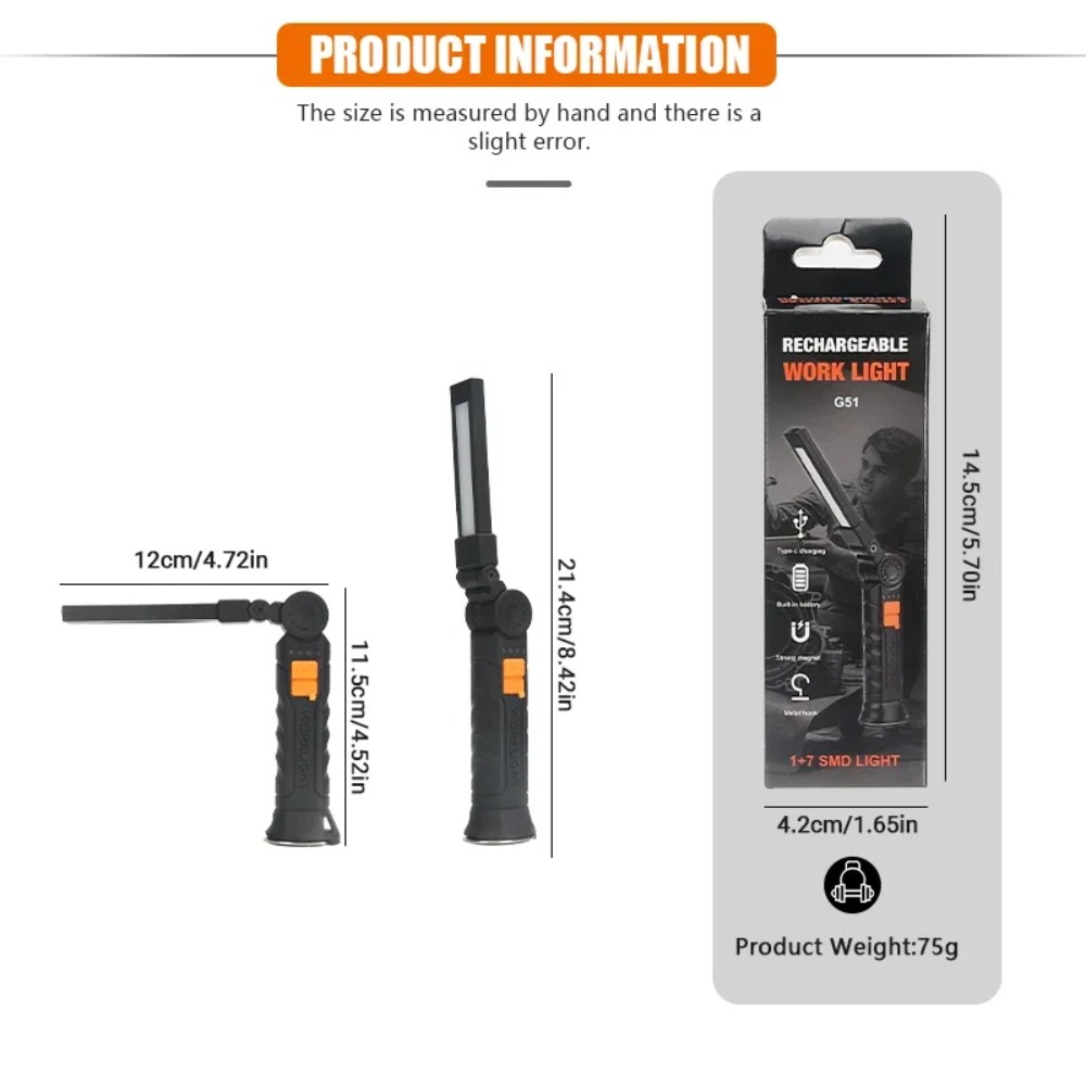 Torcia portatile a LED COB Tor - Outdoor Camping Decor recensione e prezzo