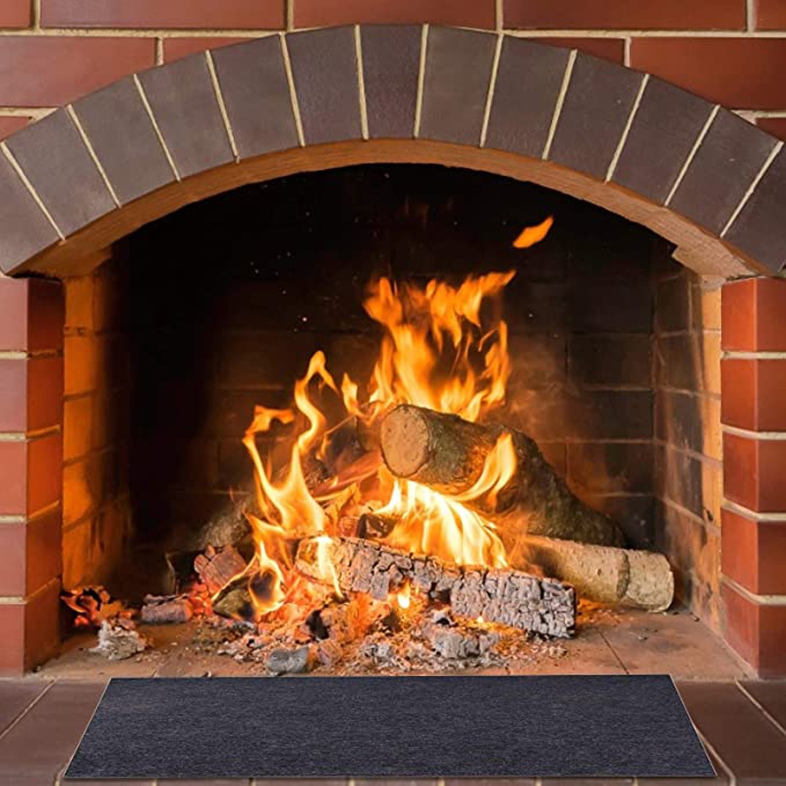 Tappeto per caminetto ignifugo - Outdoor Camping Fireplace recensione e prezzo