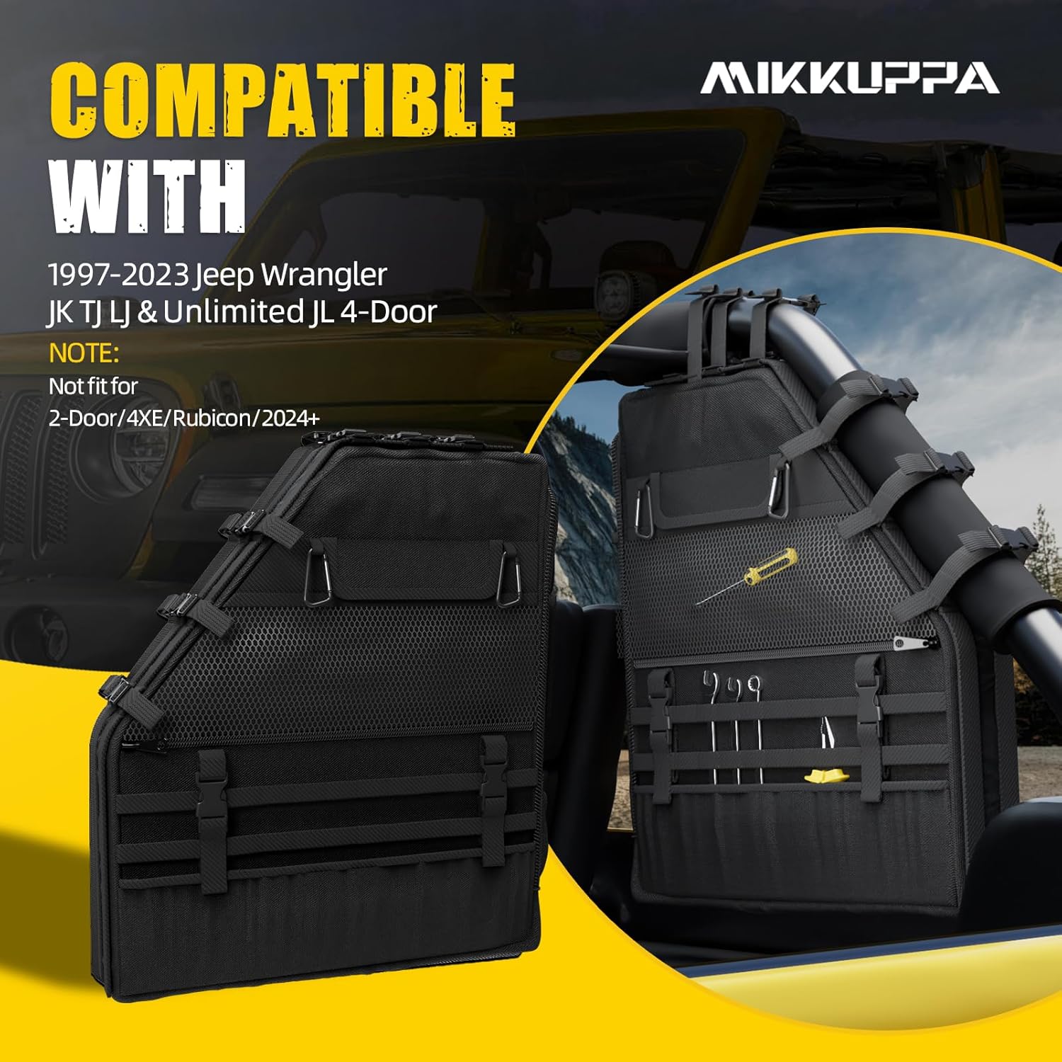 MIKKUPPA Borsa portaoggetti Ro - Outdoor Camping Jeep recensione e prezzo