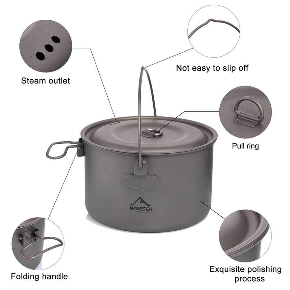 Widesea Stoviglie da campeggio - Outdoor Camping Cooking Set recensione e prezzo