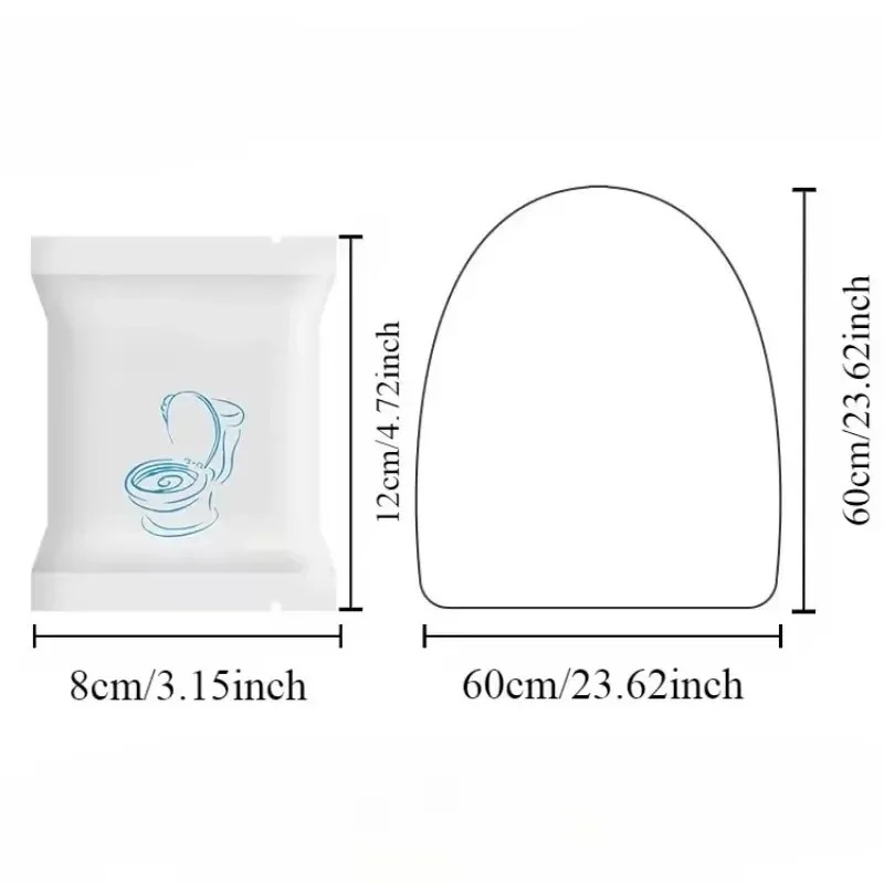 50/20/10pcs Coprisedile WC usa - Outdoor Camping Toilet recensione e prezzo