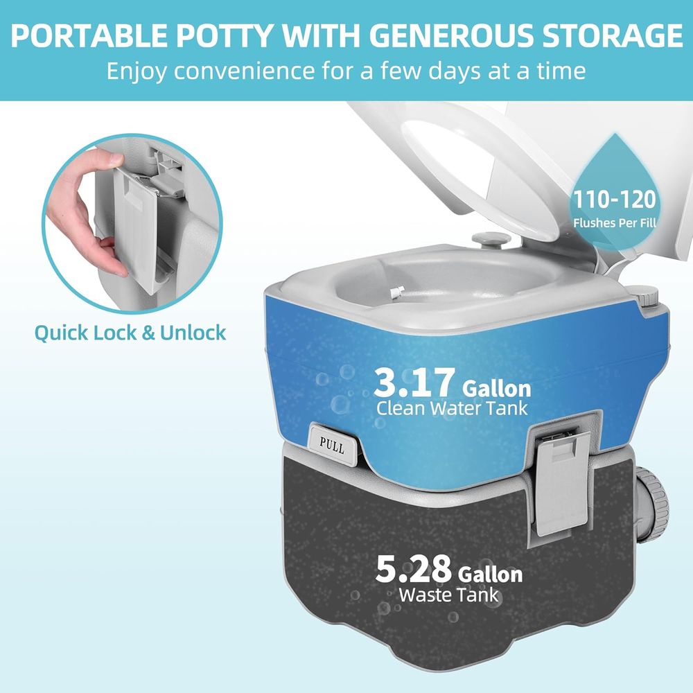 YITAMOTOR WC Portatile da Camp - Portable Camp Toilet recensione e prezzo