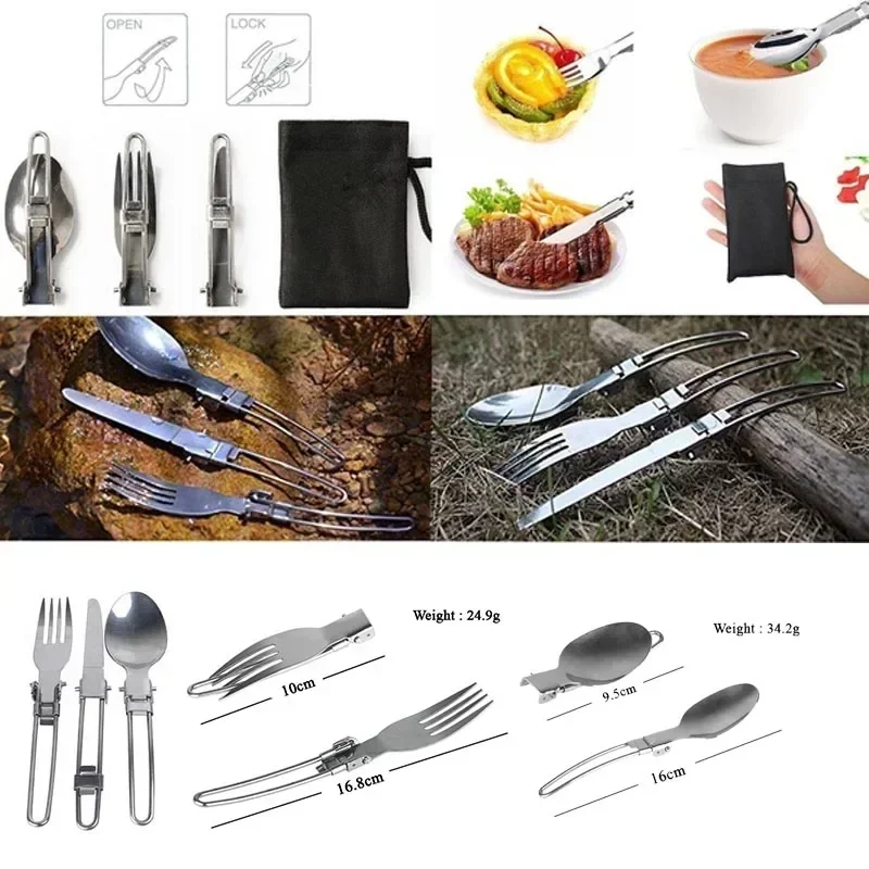Nuovo vaso da campeggio portat - Outdoor Camping Cooking Set recensione e prezzo