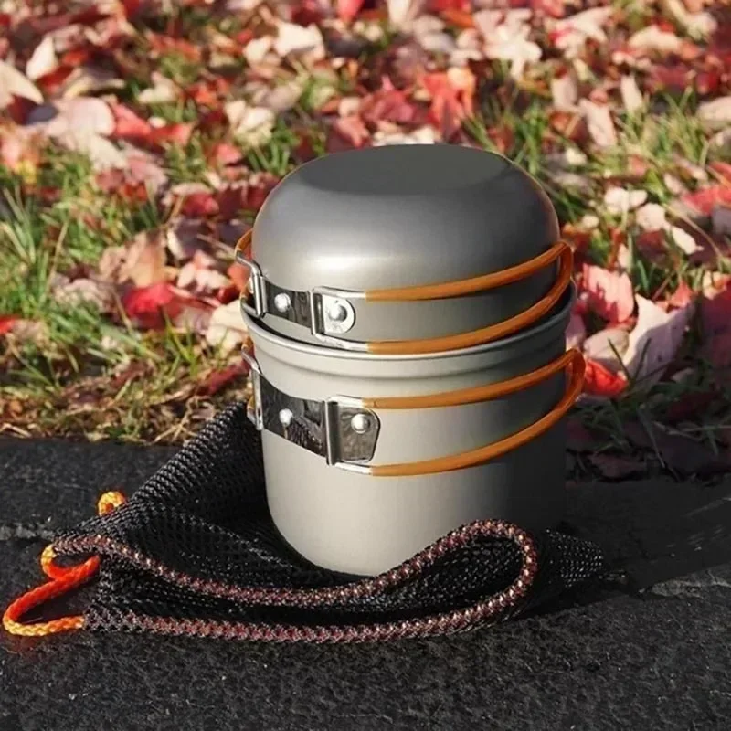 Nuovo vaso da campeggio portat - Outdoor Camping Cooking Set recensione e prezzo