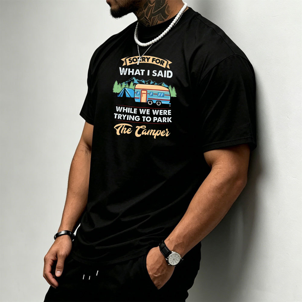 T-shirt da uomo con grafica da - Outdoor Camping Quotes recensione e prezzo