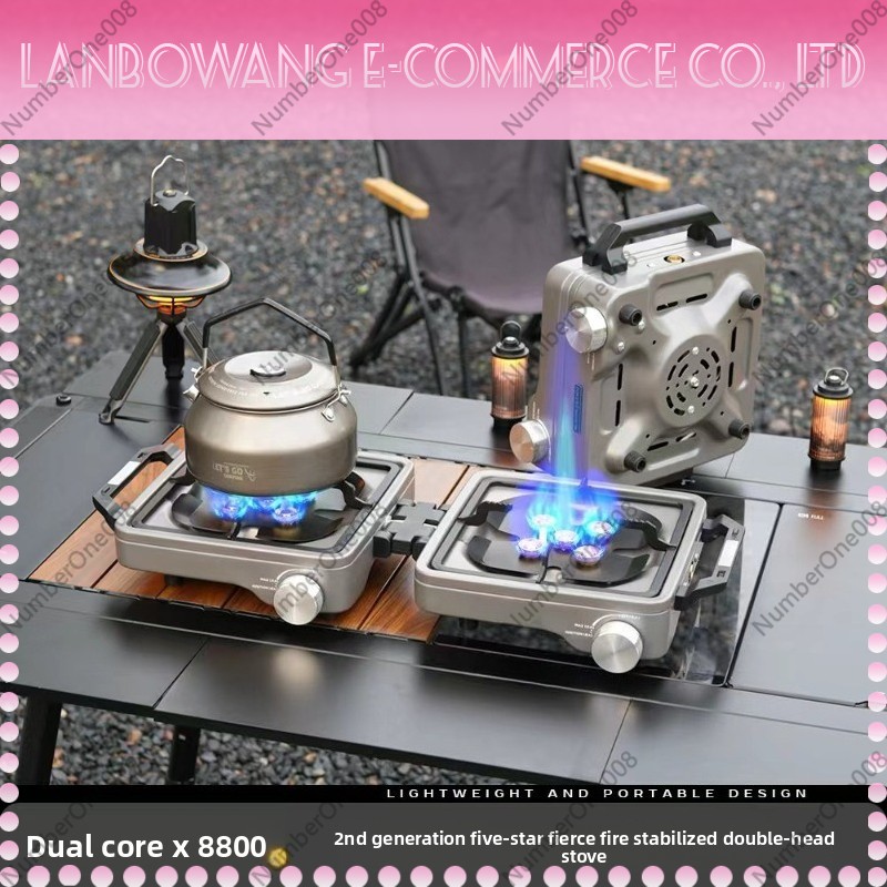 Fornello da Campeggio a Doppio - Outdoor Camping Cooking Set recensione e prezzo