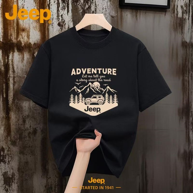 T-shirt da uomo Jeep 230g 100% - Outdoor Camping Jeep recensione e prezzo