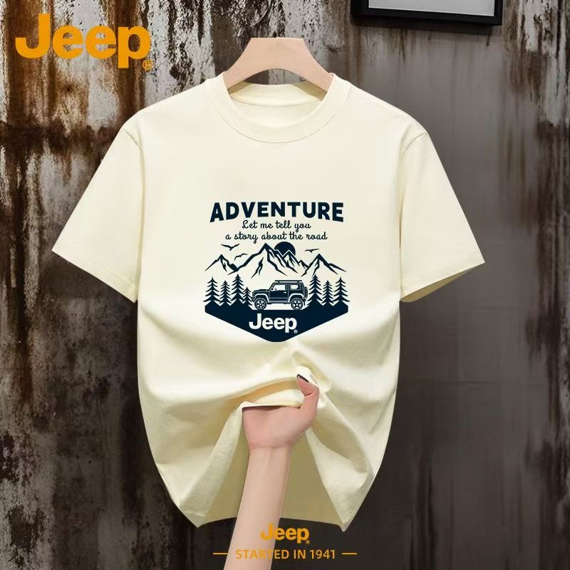 T-shirt da uomo Jeep 230g 100% - Outdoor Camping Jeep recensione e prezzo