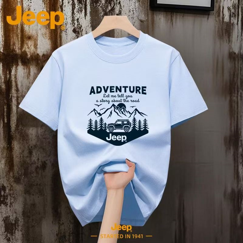 T-shirt da uomo Jeep 230g 100% - Outdoor Camping Jeep recensione e prezzo