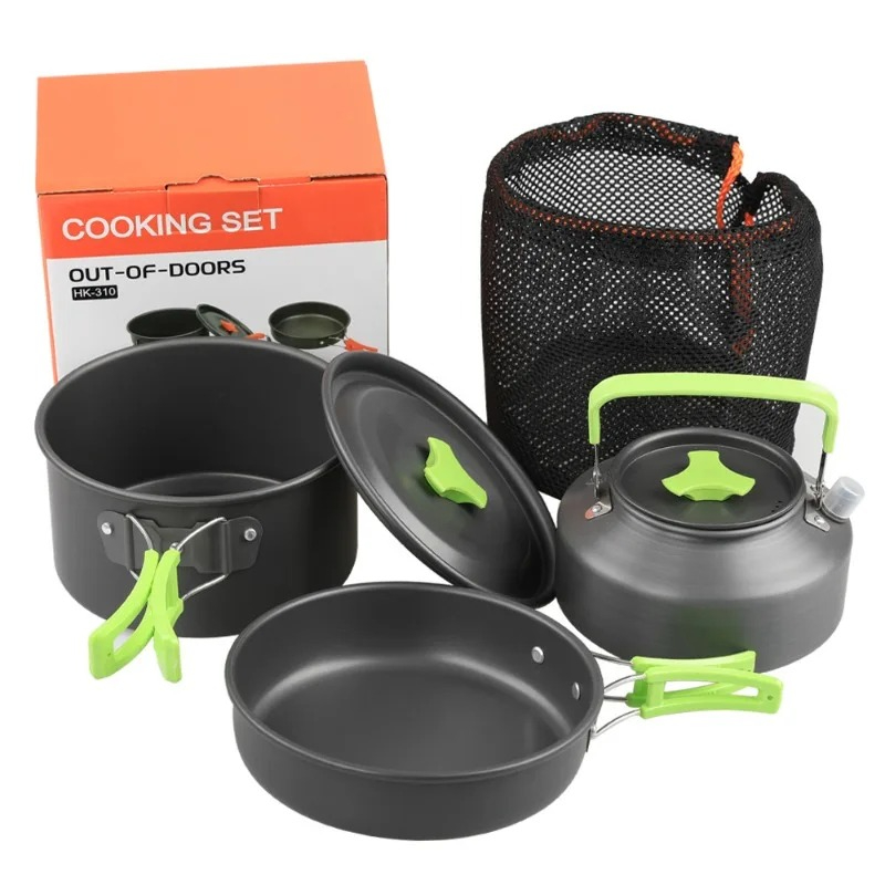 Set da Cucina per Campeggio, S - Outdoor Camping Cooking Set recensione e prezzo