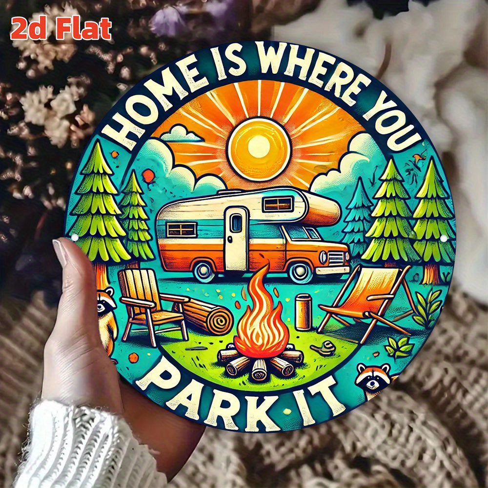 Targa da parete in legno da ca - Outdoor Camping Quotes recensione e prezzo